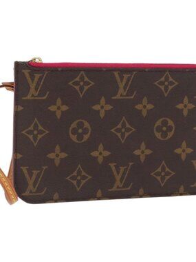 LOUIS VUITTON Monogram Neverfull PM Pouch LV Auth 164541
